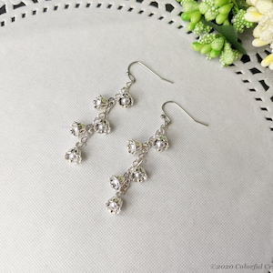 Antique Silver Color Lily of the Valley Metal Beads Dangle - Etsy