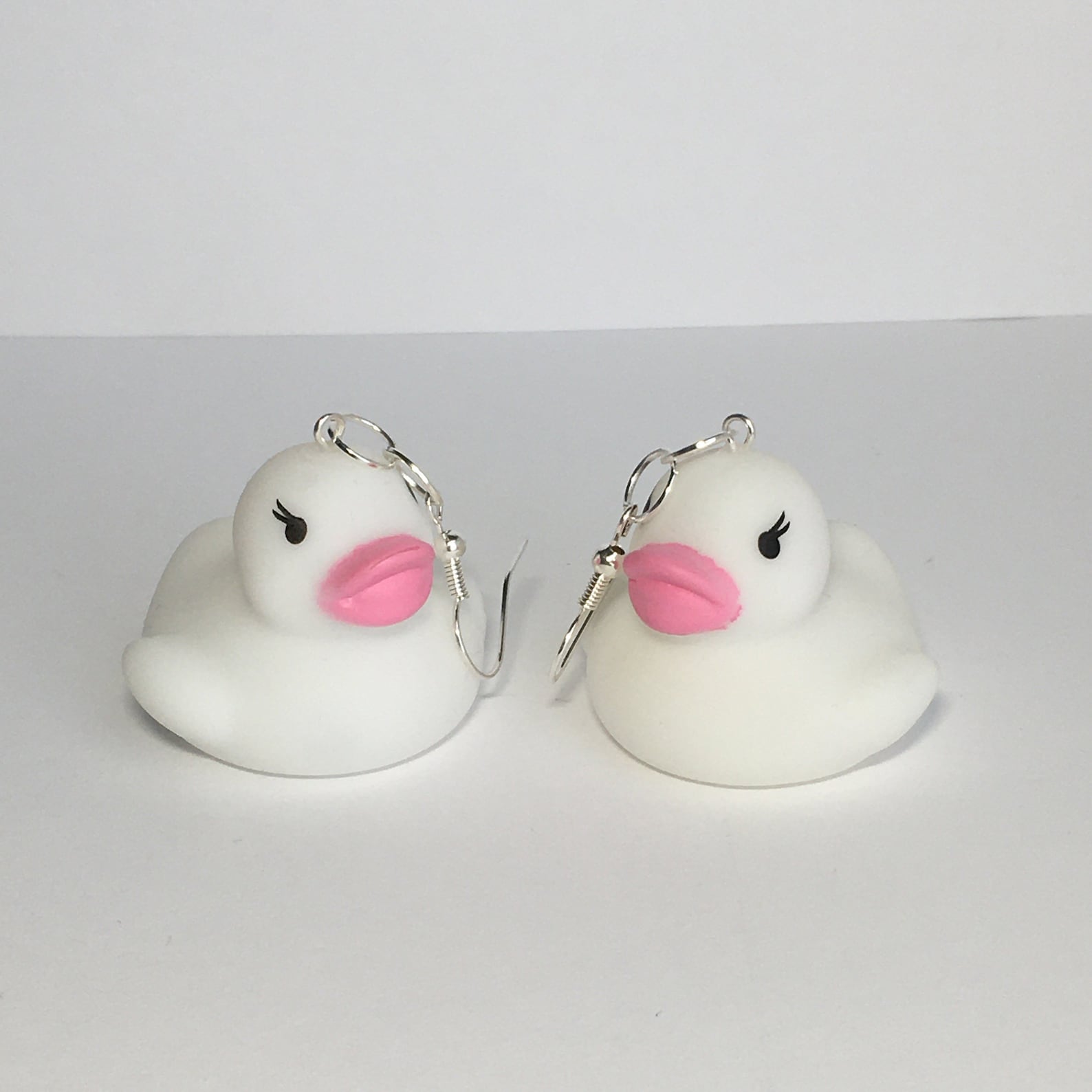 Small Duck Earrings Etsy