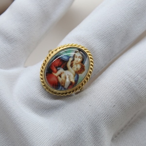 Virgin Mary Silver Ring