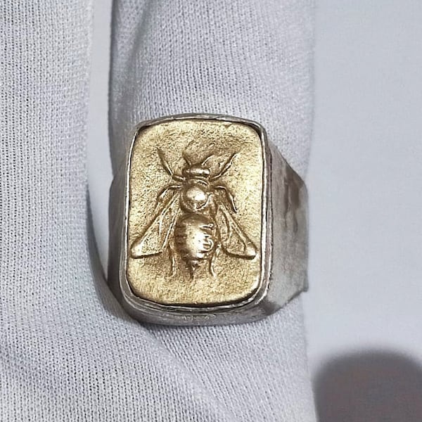Bee Spoon Ring - Etsy