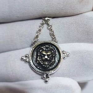 Versace Lion Pendant - Etsy