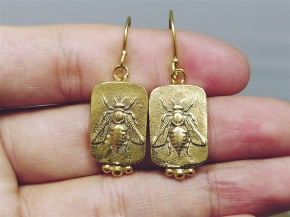 Antique Roman Bronze Coin Earrings Sterling Silver Antique Roman Bronze Coin Earrings Sterling Silver