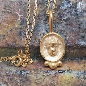 Evoke Mythical Splendor: Handcrafted Medusa Silver Necklace - Available Now on Etsy
