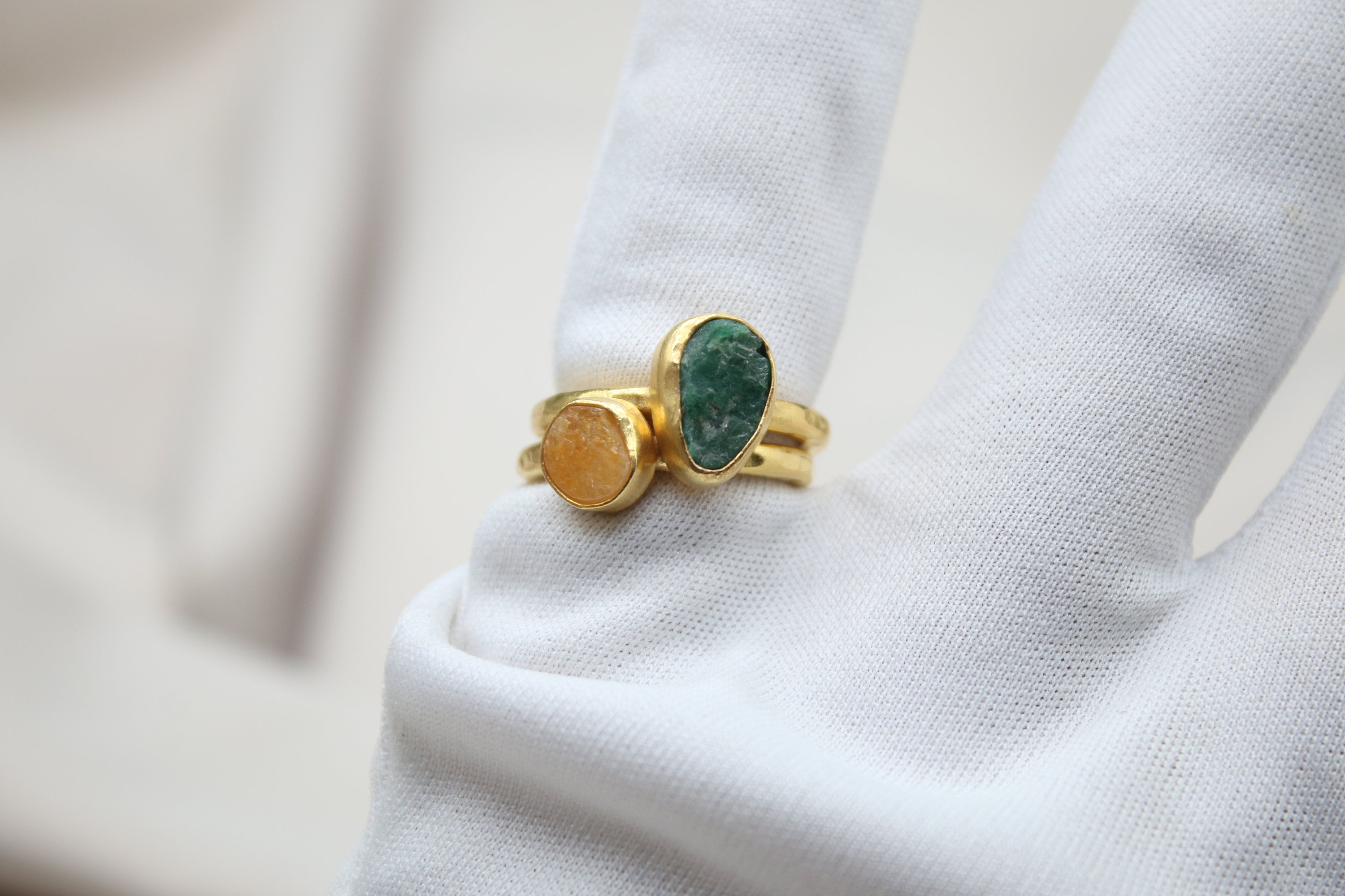 Bague Citrine émeraude Rubis En Argent 925 - Marque A Bijoux - Neuf Avec étiquettes