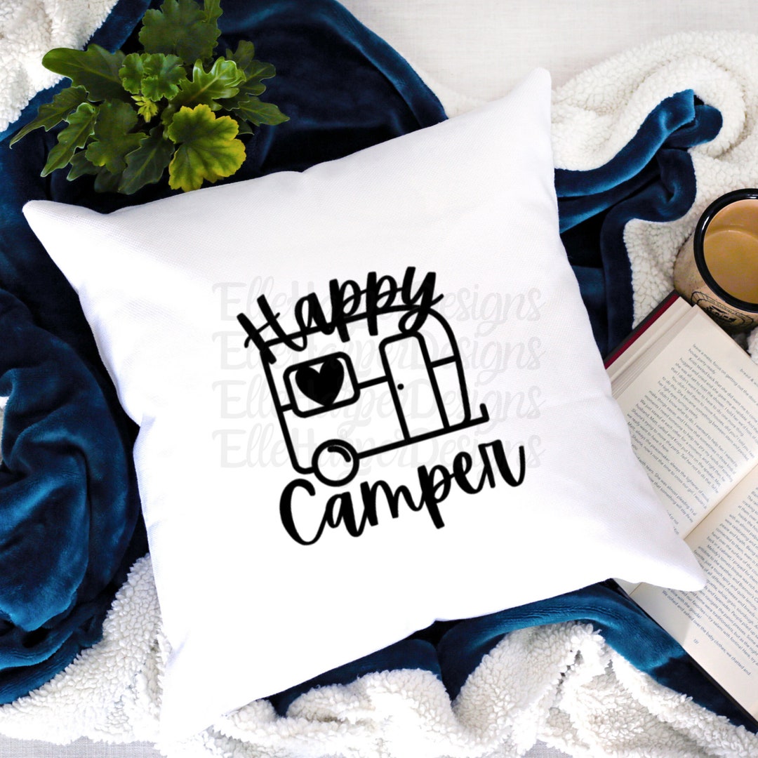 Happy Camper SVG Heart PDF Png Pdf Dxf INSTANT Digital - Etsy