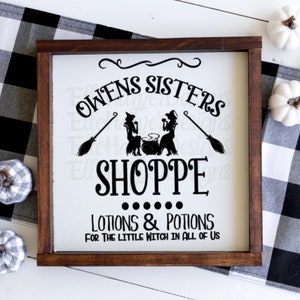 Owens Sisters Shoppe | Practical Magic SVG  PDF- Png - Pdf- Dxf - INSTANT Digital Download - Cricut - Silhouette - cut file  or printable