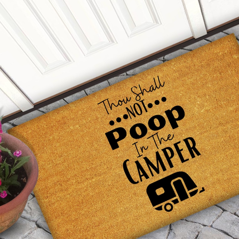 Thou Shall Not Poop In The Camper SVG Funny SVG For Camper - Ireland
