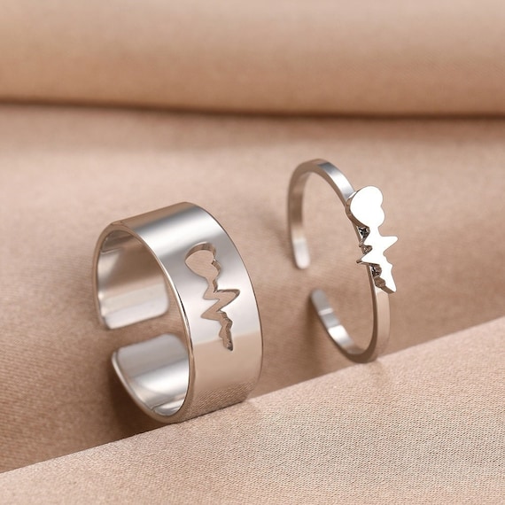 61 Unique Couple Rings Design & Matching Ring Sets (2021) | Promise rings  for couples, Couple rings, Promise rings