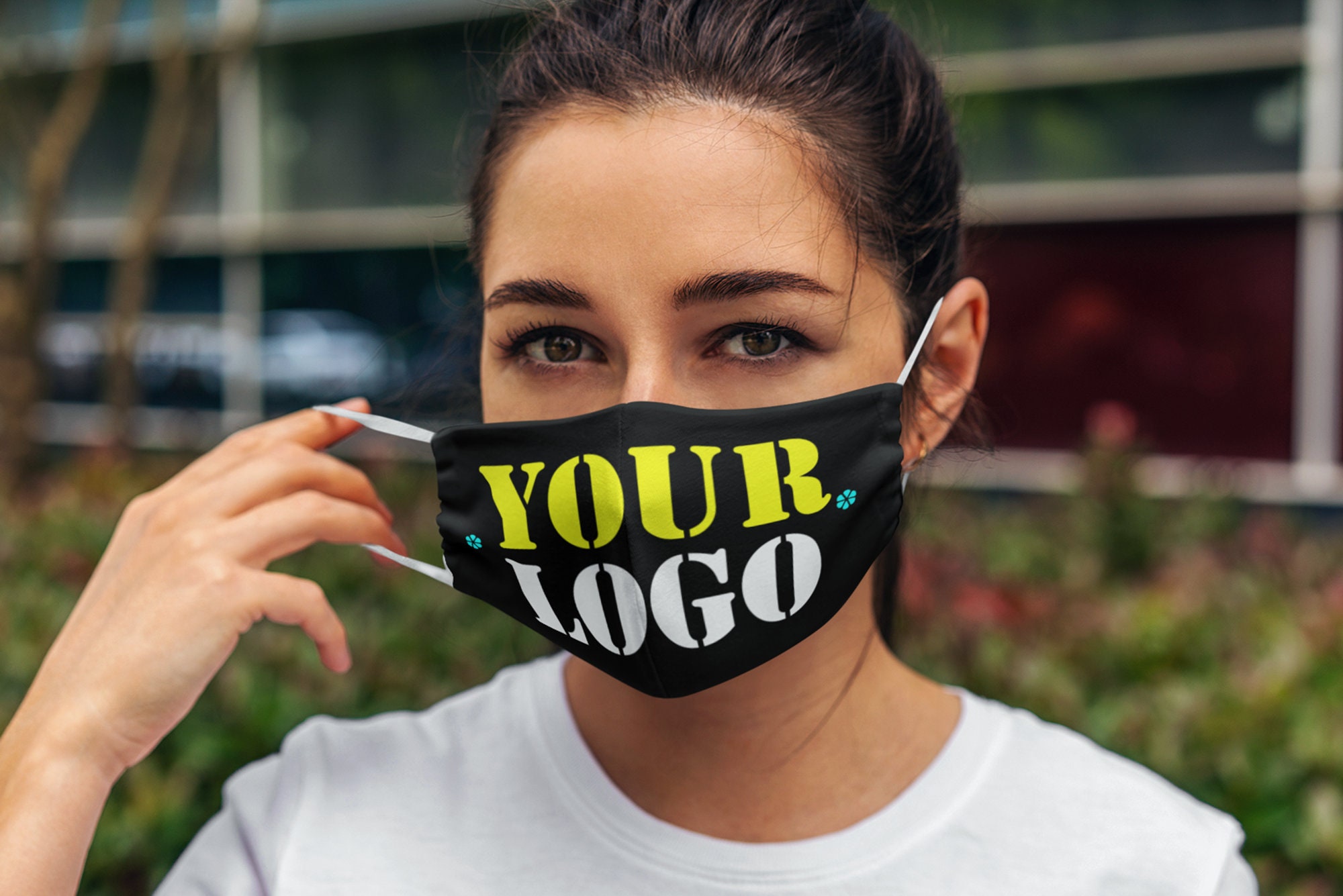 Custom Logo Face Mask Customizable face mask to put your Etsy