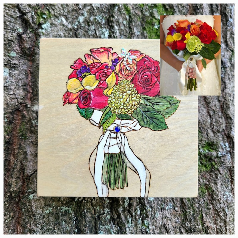 Bouquet Keepsake - Etsy