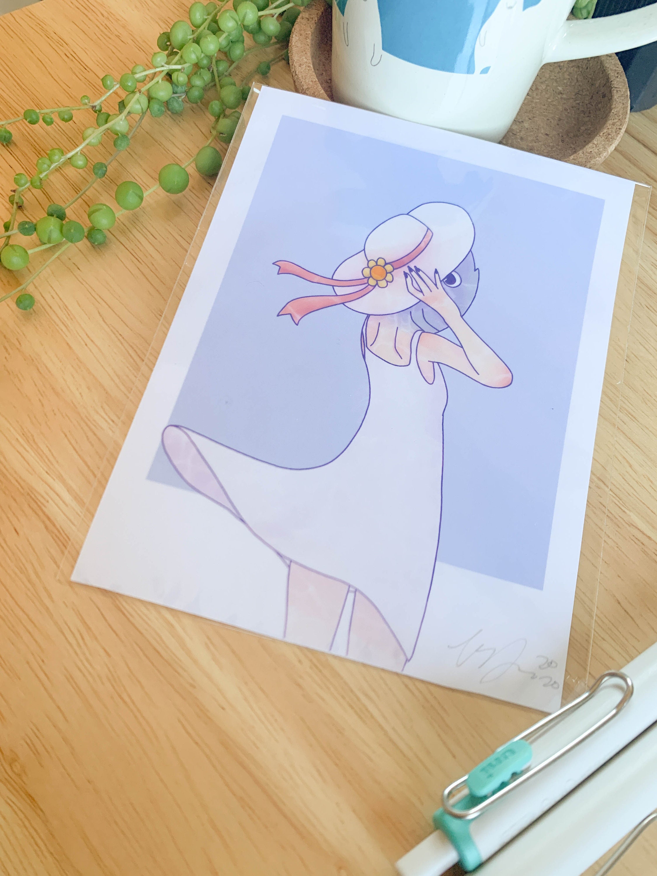 Mermaid Print | Etsy