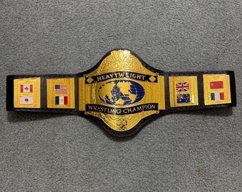 W W F Handmade World Heavyweight Wrestling Championship Belt