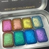 Bright Intense Sparkly Colorshift Vegan Handmade Watercolor Pink ...