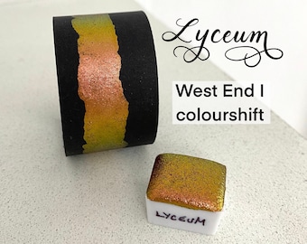 Lyceum colorshift vegan handmade watercolor West End I calligraphy ink hand lettering half pan or quarter pan