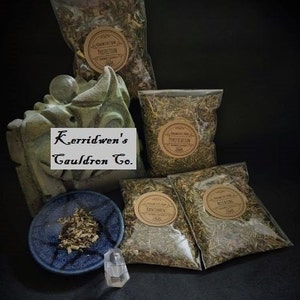 Witchy Ritual Spell Blends, Witch Apothecary, Altar Tool, Pagan, Wicca, Spell Herbs, Ritual Herbs, Ritual Incense, Witchcraft Herbal Roots