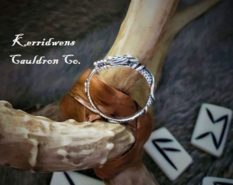 Dragon Ring, Midgard Serpent Jormungand Ring, Dragon, Men's Ring, Viking Ring, Old Norse Mythology,