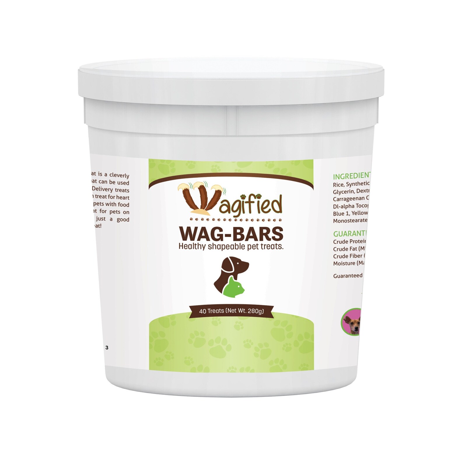 WagBars for Dogs and Cats. Chewy Shapeable pet treats Etsy