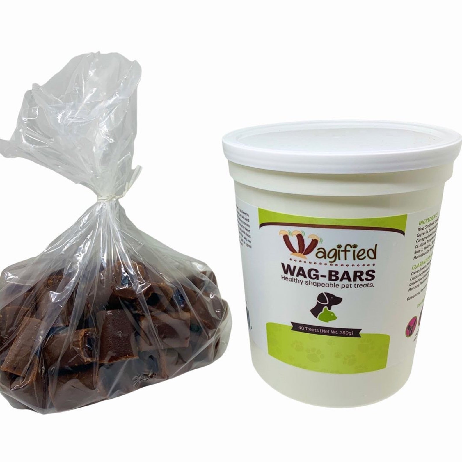 WagBars for Dogs and Cats. Chewy Shapeable pet treats Etsy