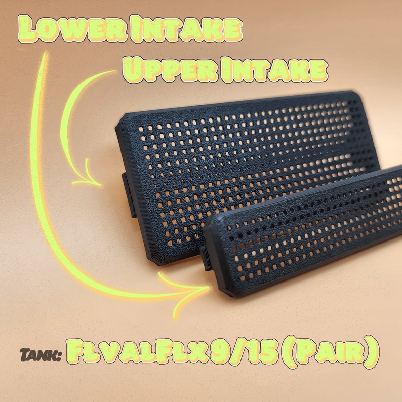 Overflow Covers for Aquarium Filter Intakes Many Tank Models FlvalFlx 9/15 (Pair)