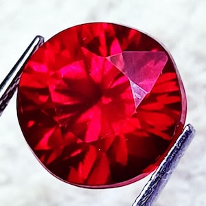 Certified Natural Ruby Dimond Cut 9.75 Ct Round Shape Loose Gemstone