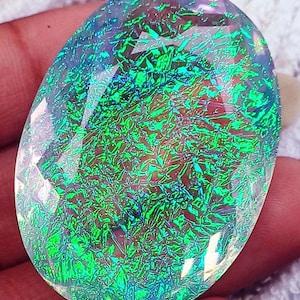 Meravigliosa pietra preziosa sfusa in opale di fuoco monarca naturale da 128+ carati con certificato.