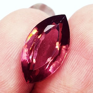 8 to 10 Ct Natural Rhodolite Garnet Marquise Shape Loose Gemstone Single Certified