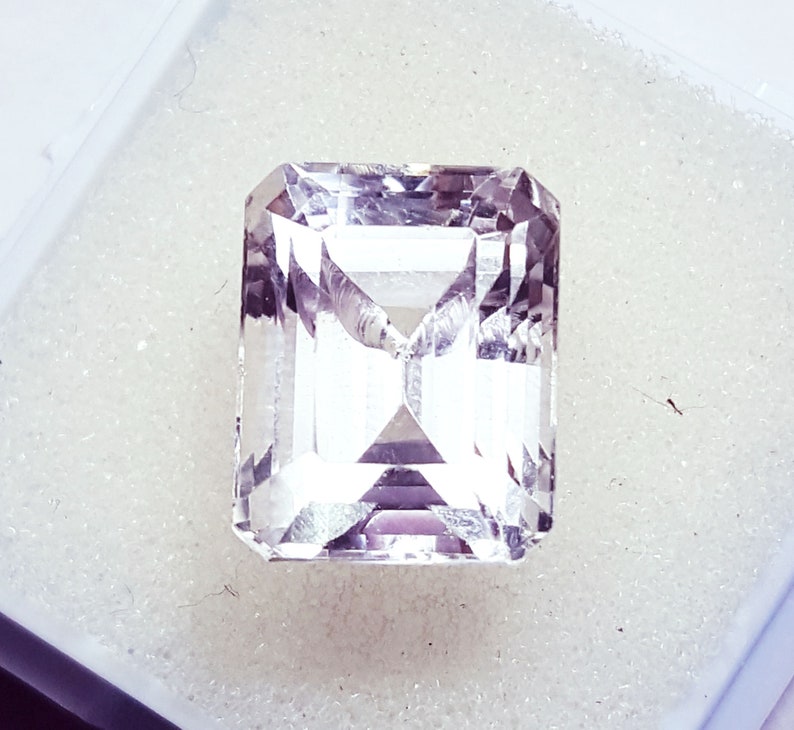 Natural White Sapphire Loose Gemstone 10.00 Ct Certified With Free Shipping and Free Certificate