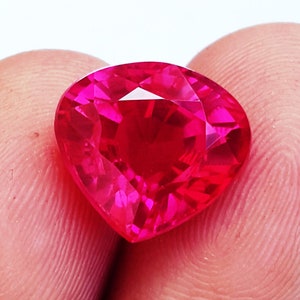 Natuurlijke roze saffier losse edelsteen 8 tot 10 kt met certificaat