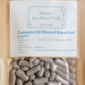 Irish Seamoss and bladderwrack + pills