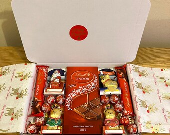 Lindt Lindor Luxury Gift Hamper Chocolate Santa Christmas