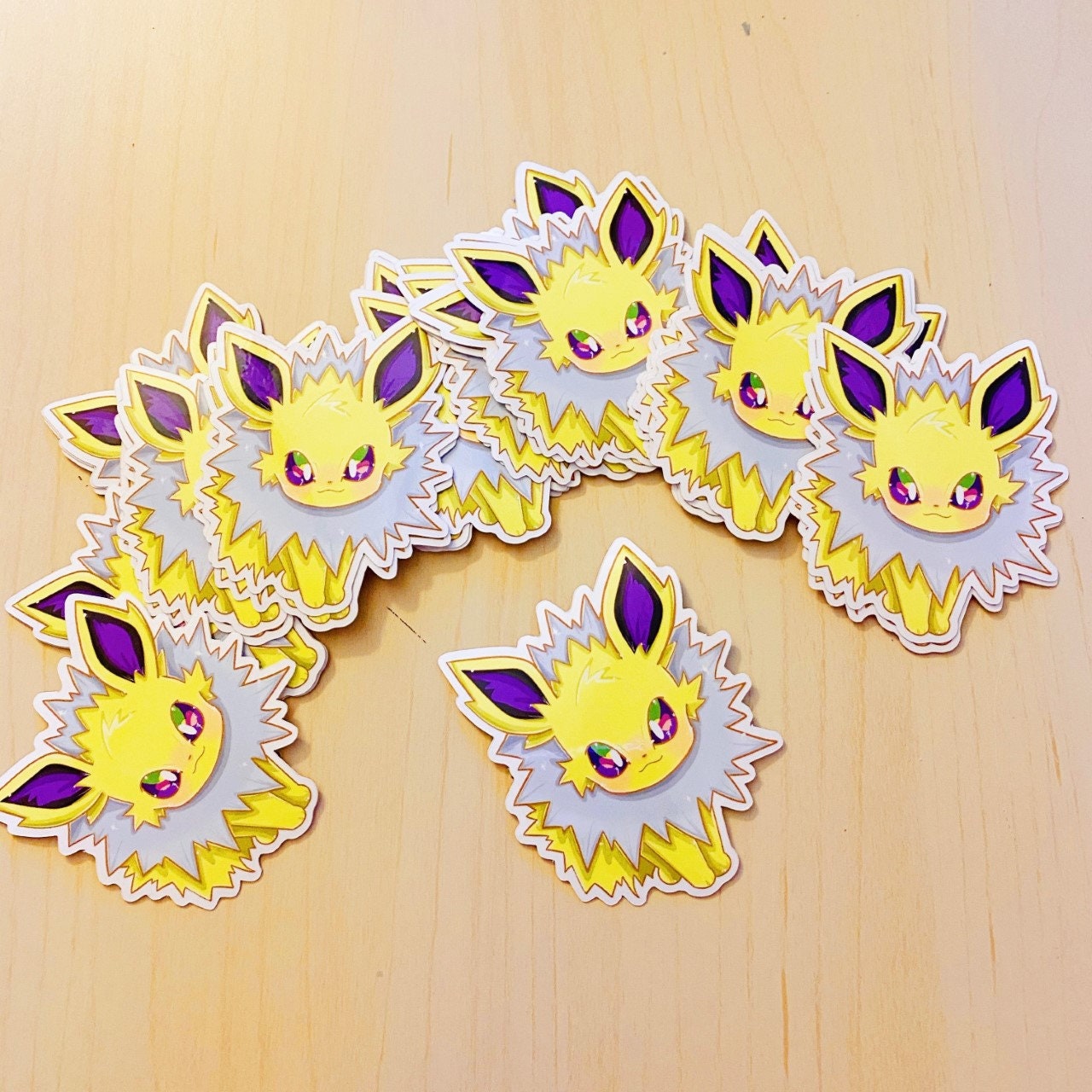 Pokemon Eeveelution Gachapon Stickers – TheStarfishface