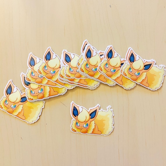 Pokemon Eeveelution Gachapon Stickers – TheStarfishface