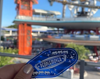 PeopleMover Keychain | Tomorrowland Keyring | Disney Keychain
