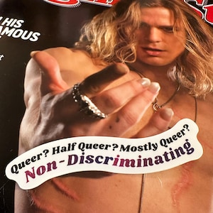 The Vampire Lestat Sticker | Non-Descriminating | Interview with the Vampire | Anne Rice | Queer Pride