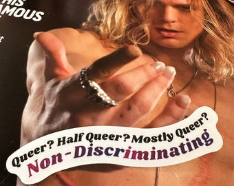 The Vampire Lestat Sticker | Non-Descriminating | Interview with the Vampire | Anne Rice | Queer Pride