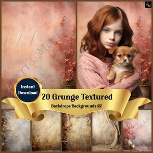 Vintage Grunge Texture Photography Vertical Backdrops Digital Download: Unique Backgrounds, High-Quality, Photo Editing & Portrait Studio