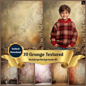 Vintage Grunge Texture Photography Vertical Backdrops Digital Download: Unique Backgrounds, High-Quality, Photo Editing & Portrait Studio