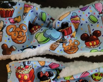 Sherpa Headband: Custom Cotton Lycra, Themed Print