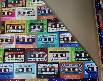 Vinyl Legal Pad Notebook Cover: Cassette Tape Design