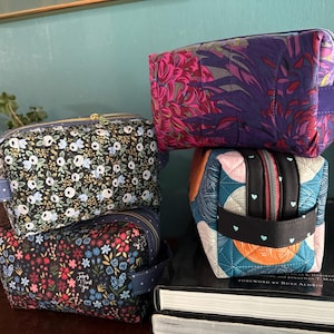 Quilted Boxy Zipper Bags