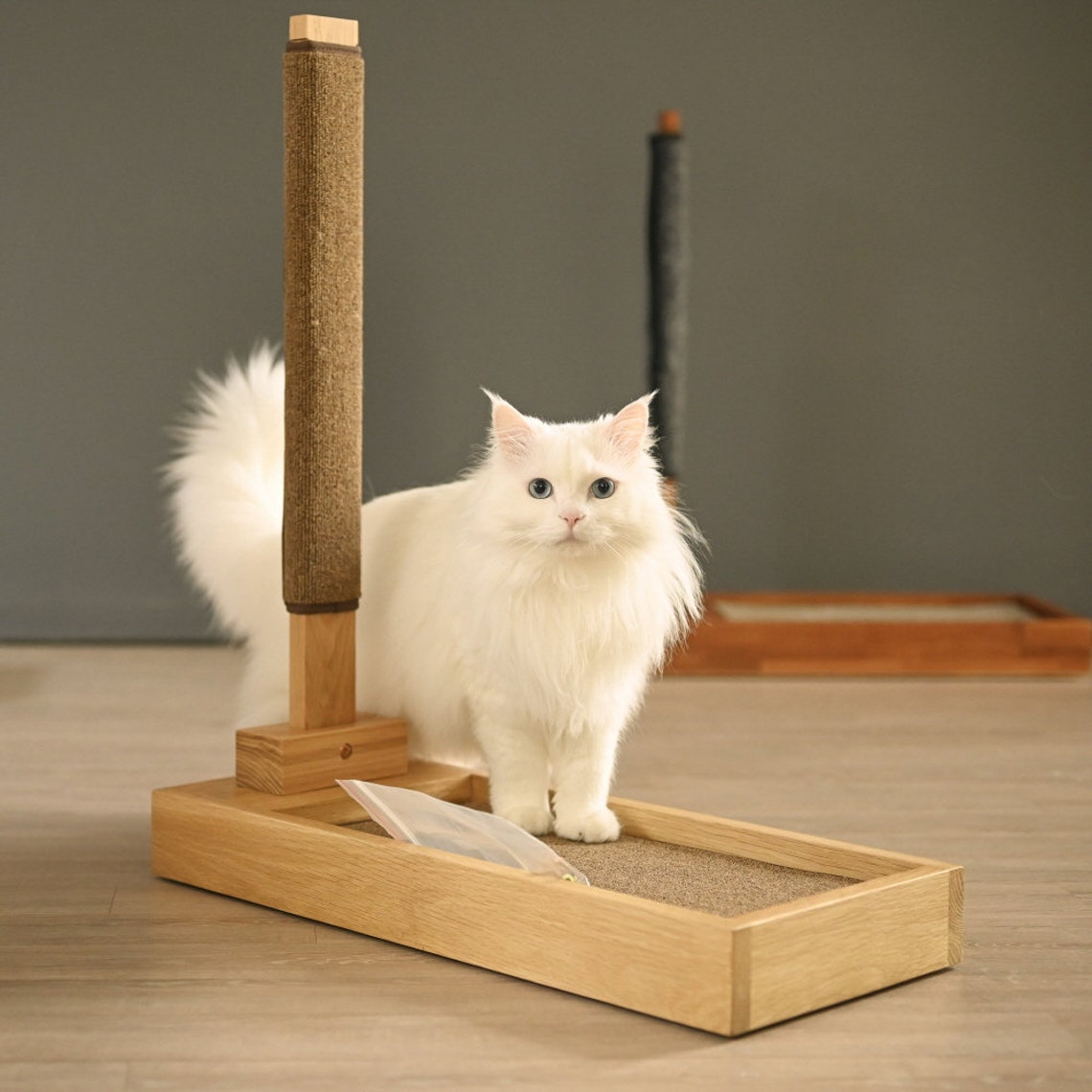 Cat Scratching Post Cat Bed Cat Furniture Cat Scratcher Etsy