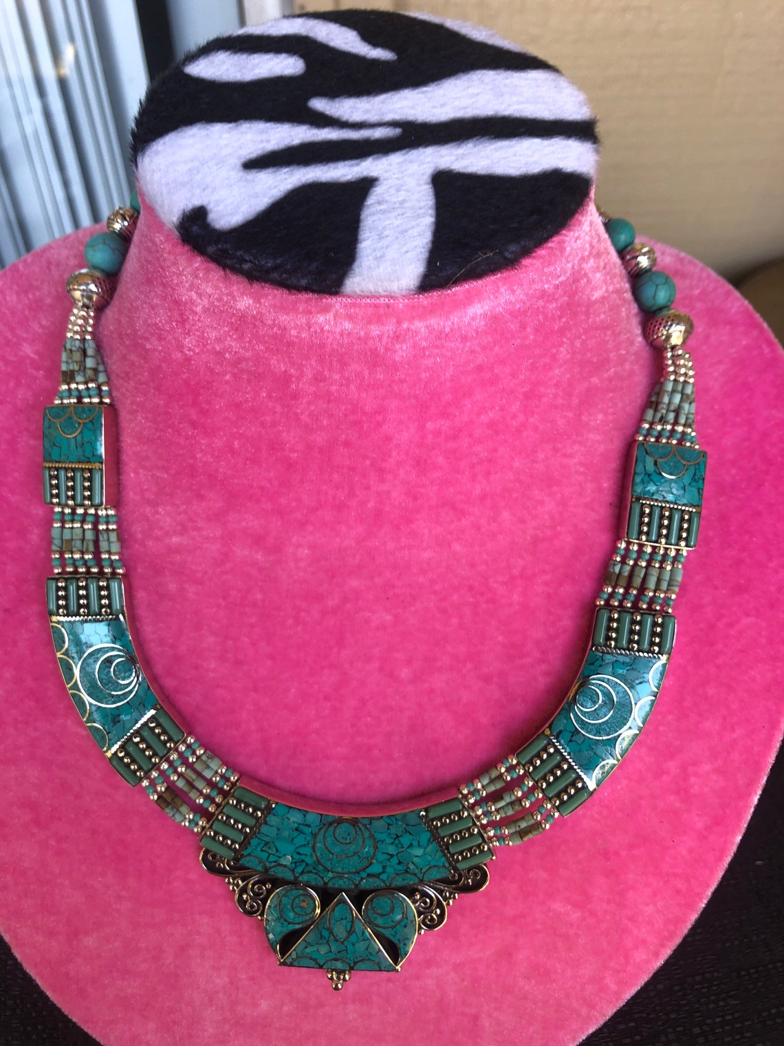 Nepali Jewelry Tibetan Necklace Nepali Necklace Tibetan Etsy