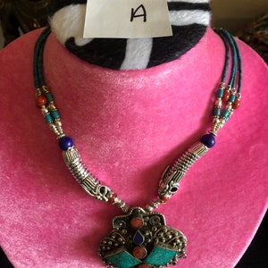 Nepali necklace Nepali jewelry Tibetan necklace Tibetan jewelry woman necklace turquoise necklace coral necklace .