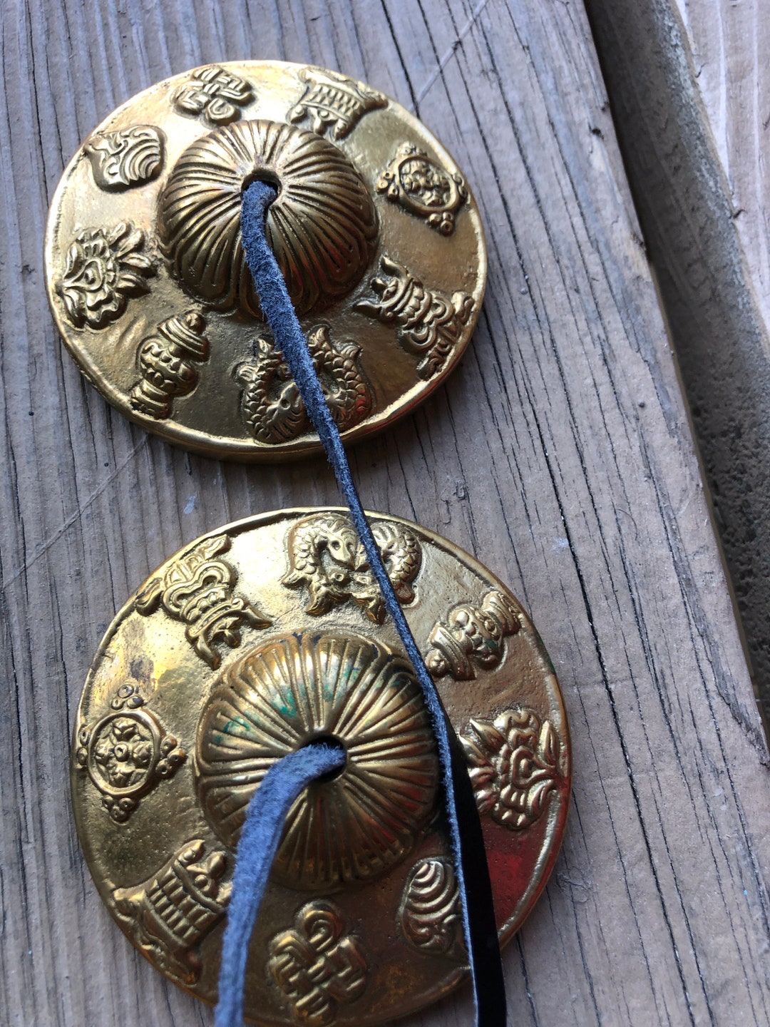 Tingsha With the Eight Auspicious Signs (big 2:8 Inches) - Etsy