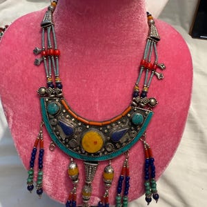 Traditional style Nepali jewelry Tibetan vintage necklace Ethnic necklace Nepali handmade necklace woman jewelry Handmade necklace Tibetan