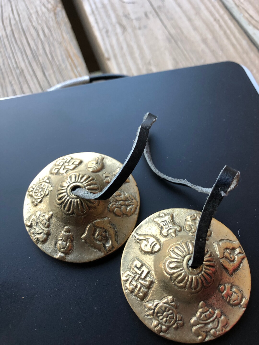 Tingsha With 8 Auspicious Signs Small Size - Etsy