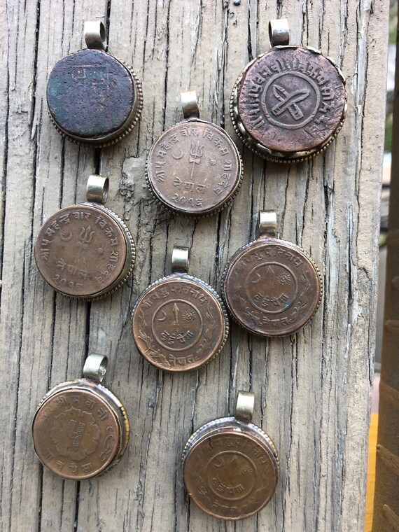 Tibetan coin shop necklace