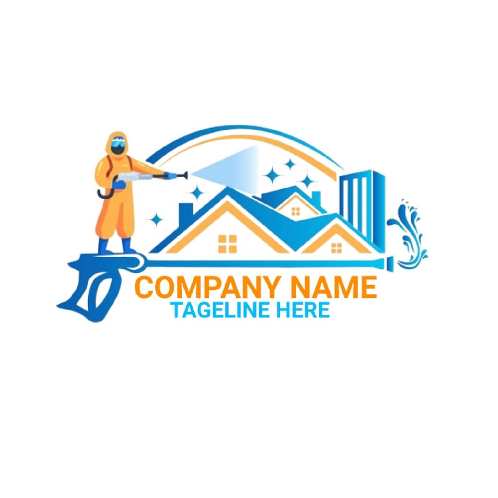 Cleaning Service Logo Design, Clean Logo Design, Fresh Cleaning Logo