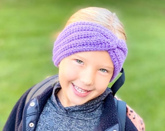 Youth Thick Twist Ear Warmer - MULTIPLE COLORS