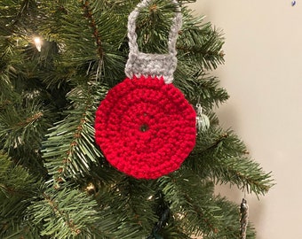 Crochet Christmas Ball Ornament